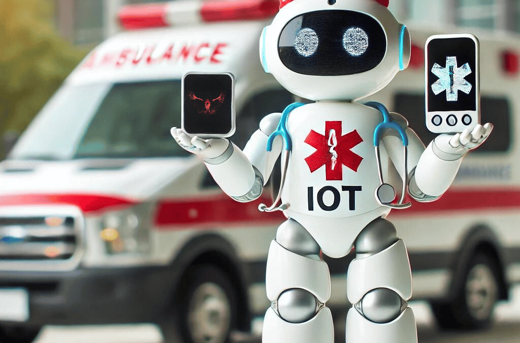 Web Blog Cute Bot IoT in Healthcare