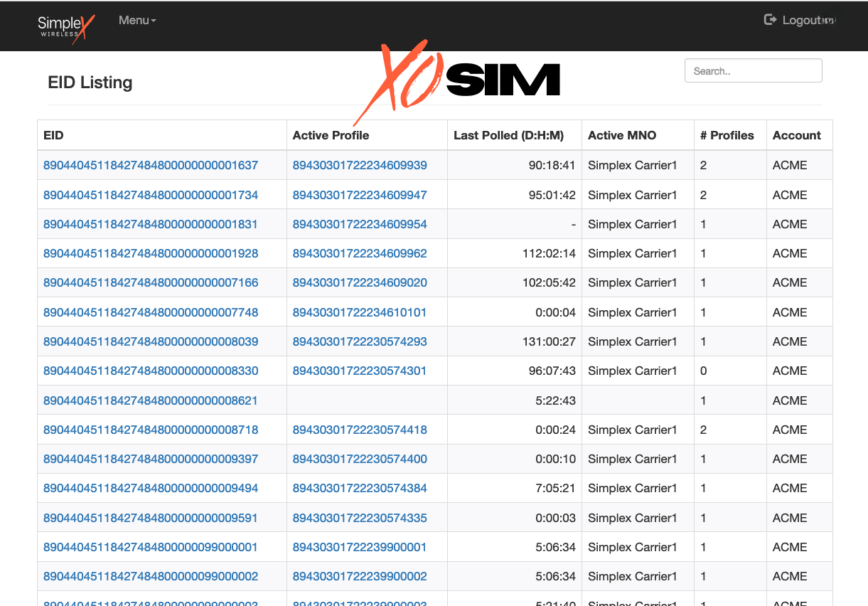 simplex eim